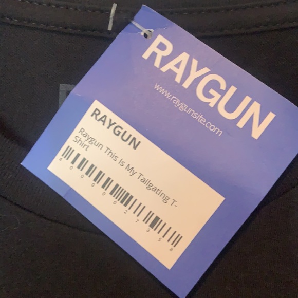 🆕 Raygun Tailgating T-Shirt 🖤💛 🆕 - Picture 4 of 5